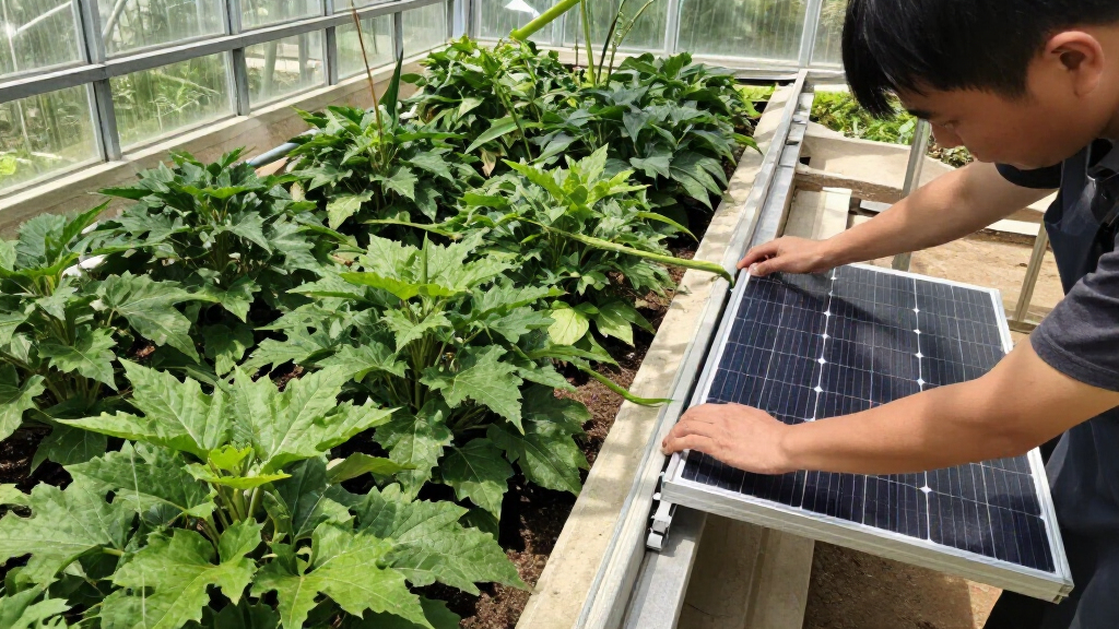 best solar panel kits for greenhouse power