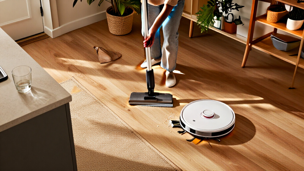 robot vacuum mops