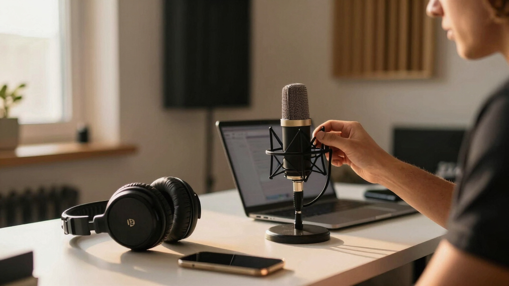 podcast microphone bundle