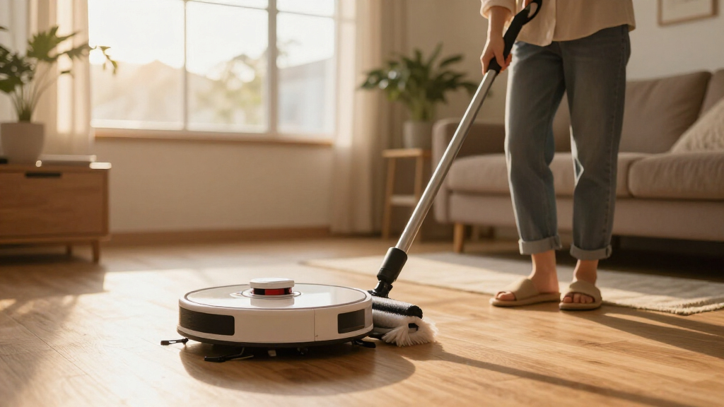 robot vacuum and mop combo