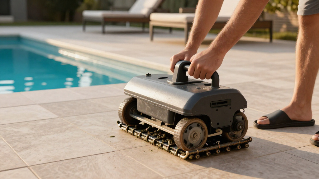 automatic pool cleaner wheels and tracks