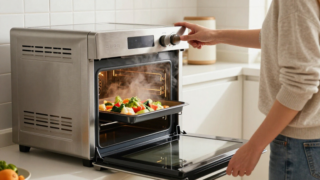 combi steam oven with steam convection