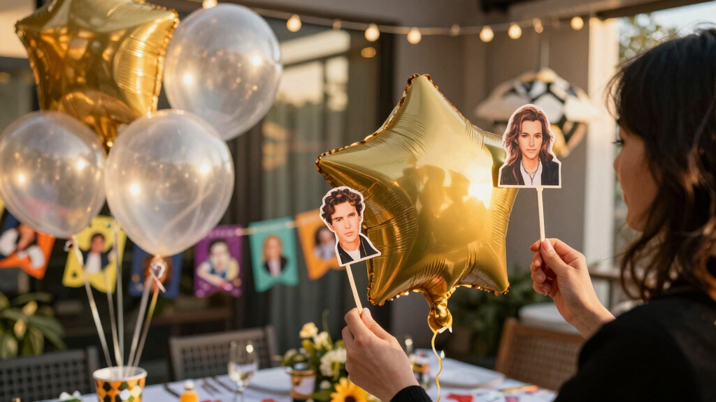 celebrity-themed party supplies