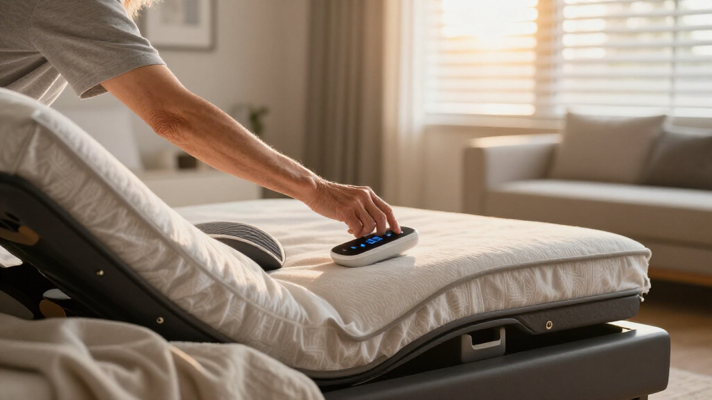 smart adjustable beds with lumbar support