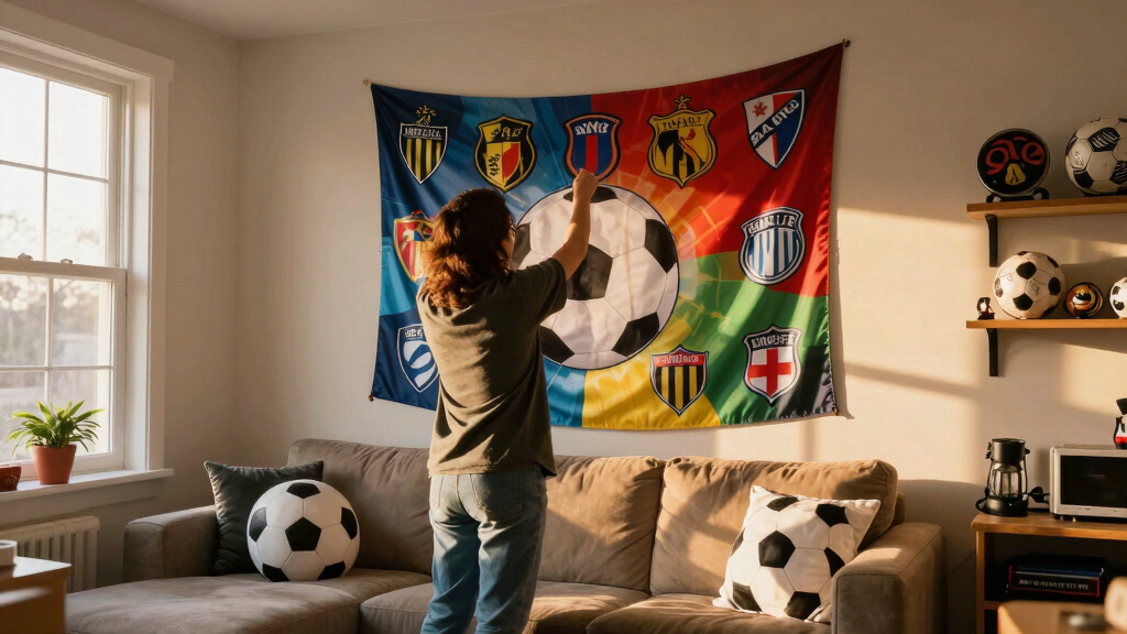soccer fan decor