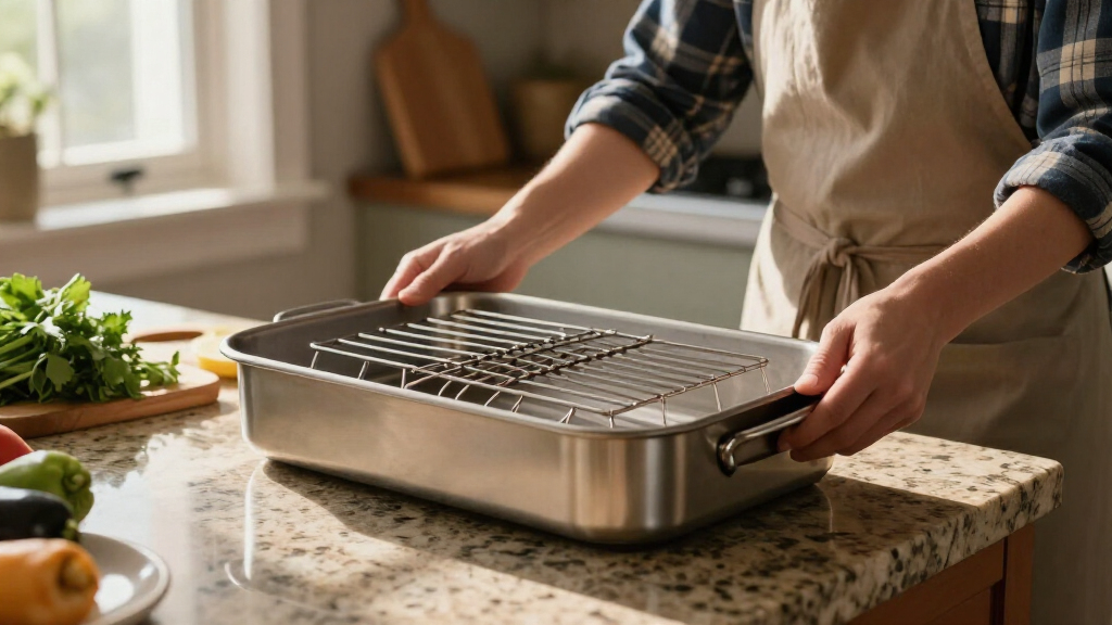 roasting pan with rack under 250