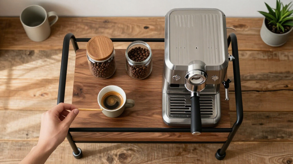 best bar cart for espresso setup