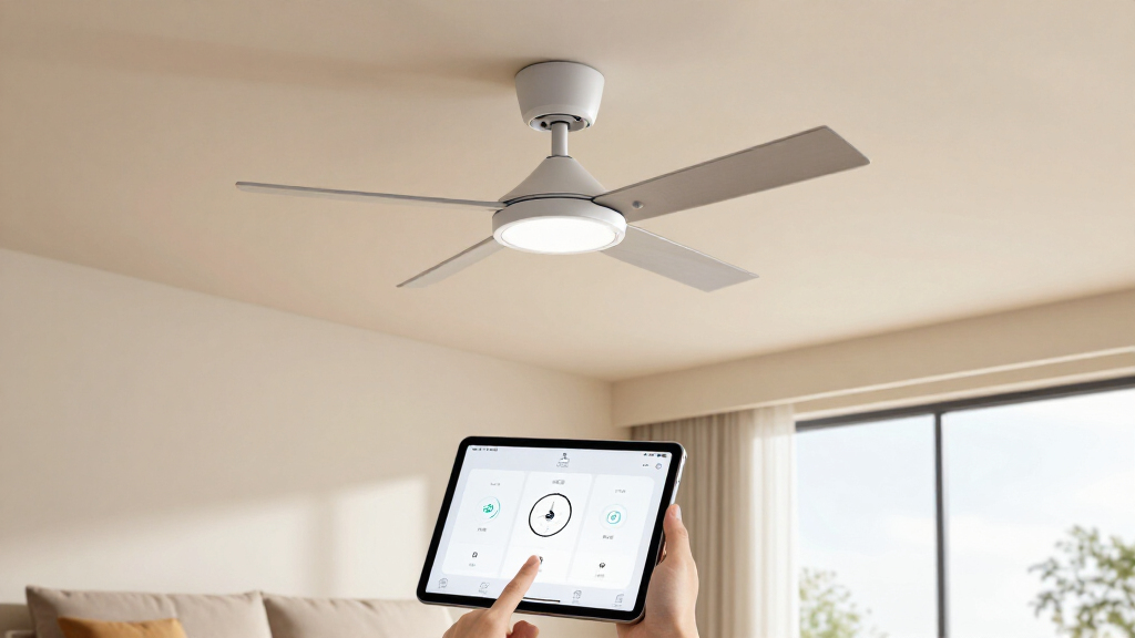 app controlled ceiling fans