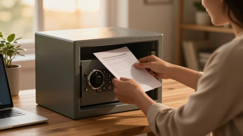 fire resistant safe for financial documents