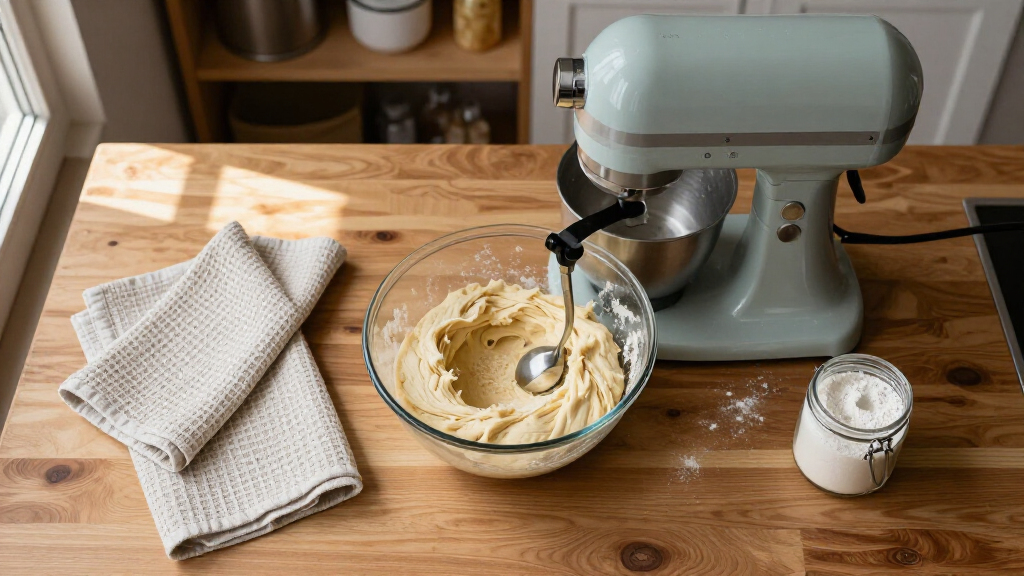 mixer speed for bread dough