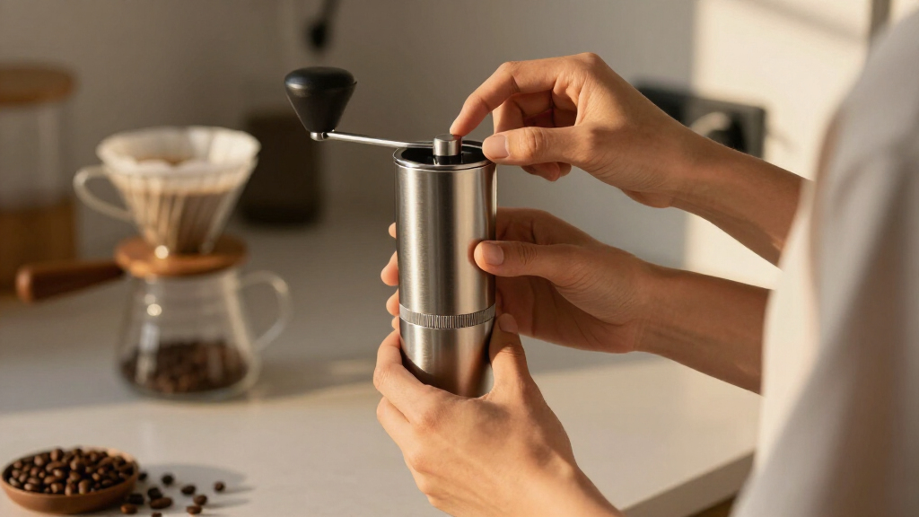 premium flat burr espresso grinder