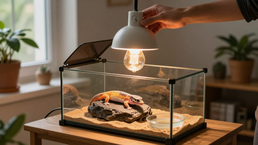 heat lamp for leopard gecko