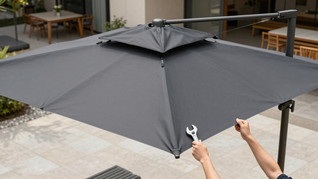 best cantilever patio umbrella heavy duty
