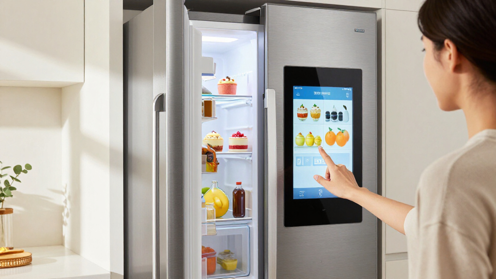 rated smart refrigerators with touch screen