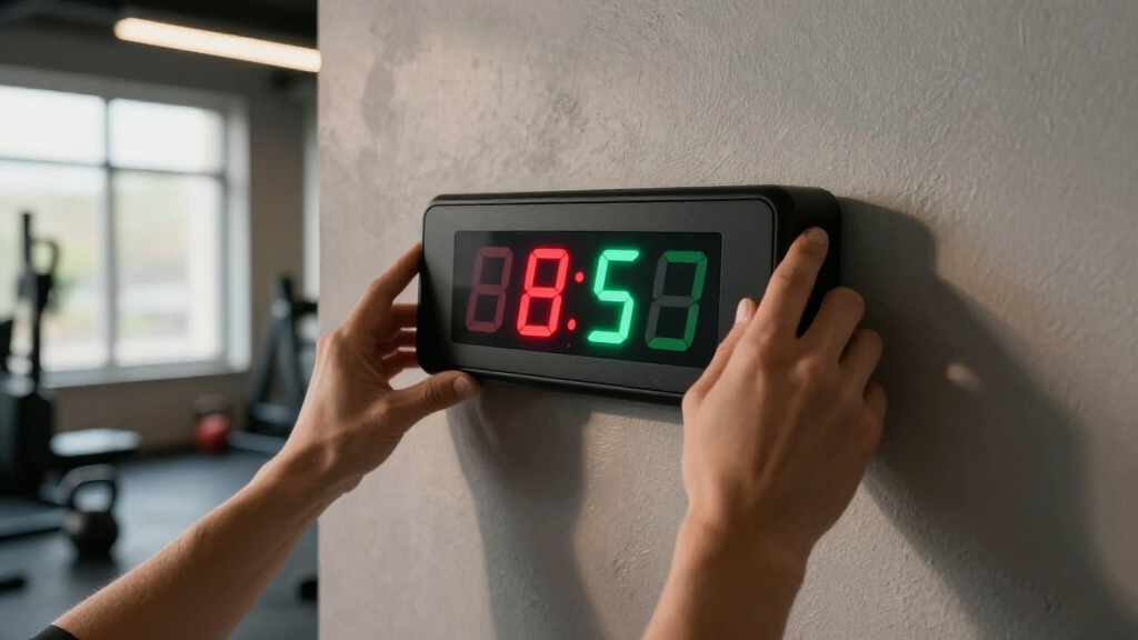 gym timer wall mounted