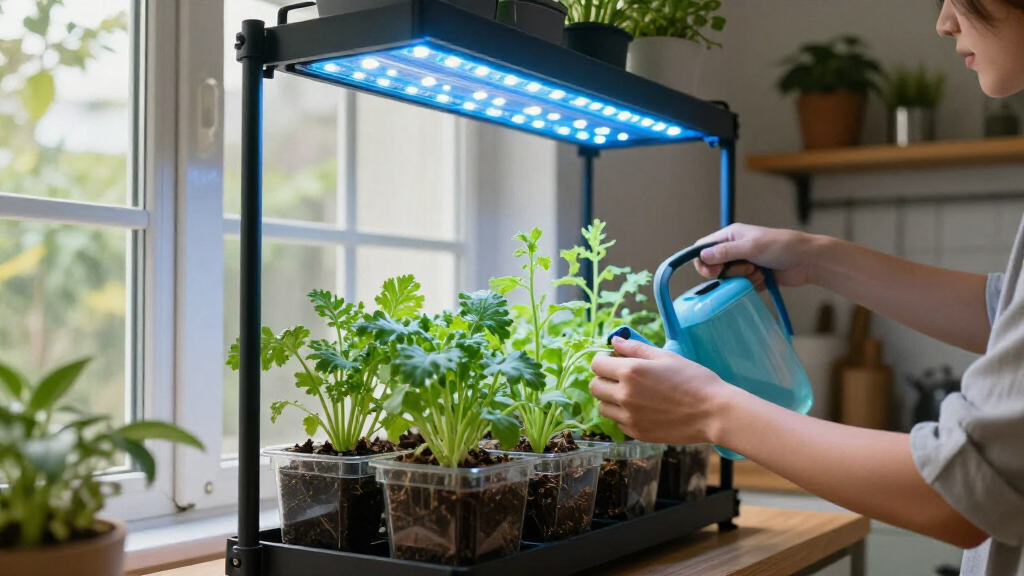 best vertical grow rack with led lights