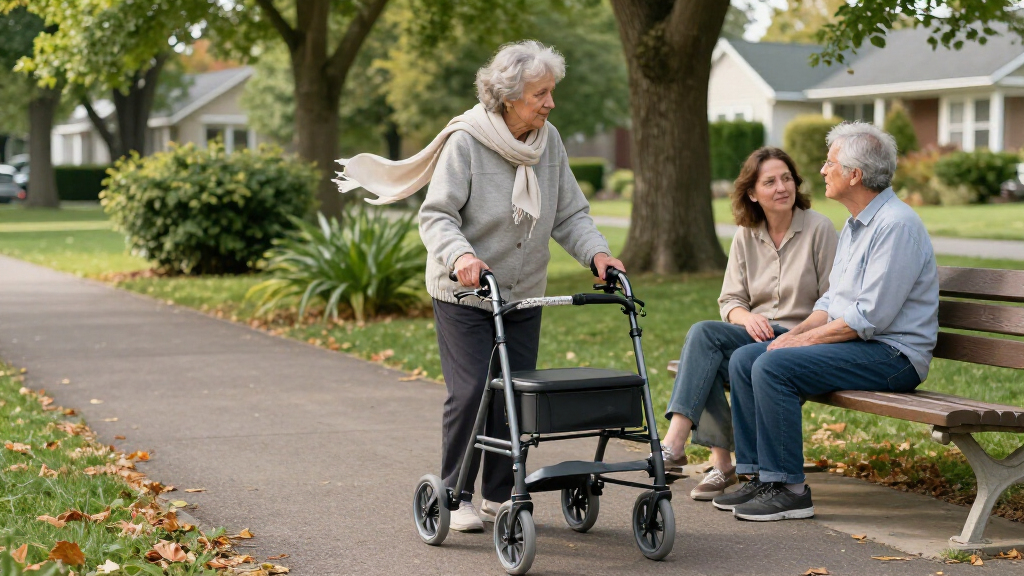 rollator walkers for elderly