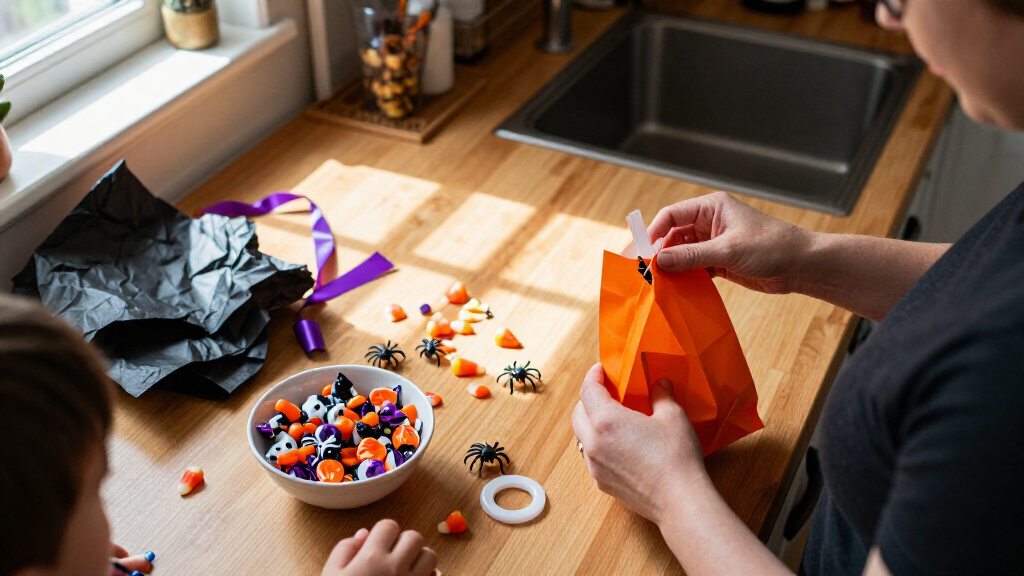 Halloween party favor bags