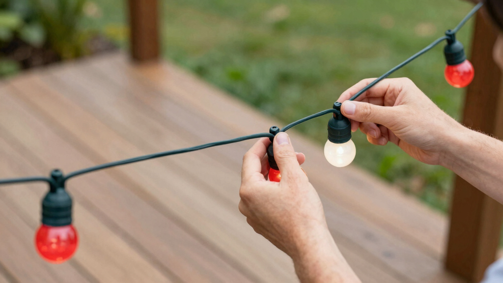 patriotic outdoor string lights