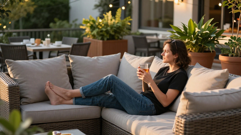 best all weather wicker outdoor sectional luxury