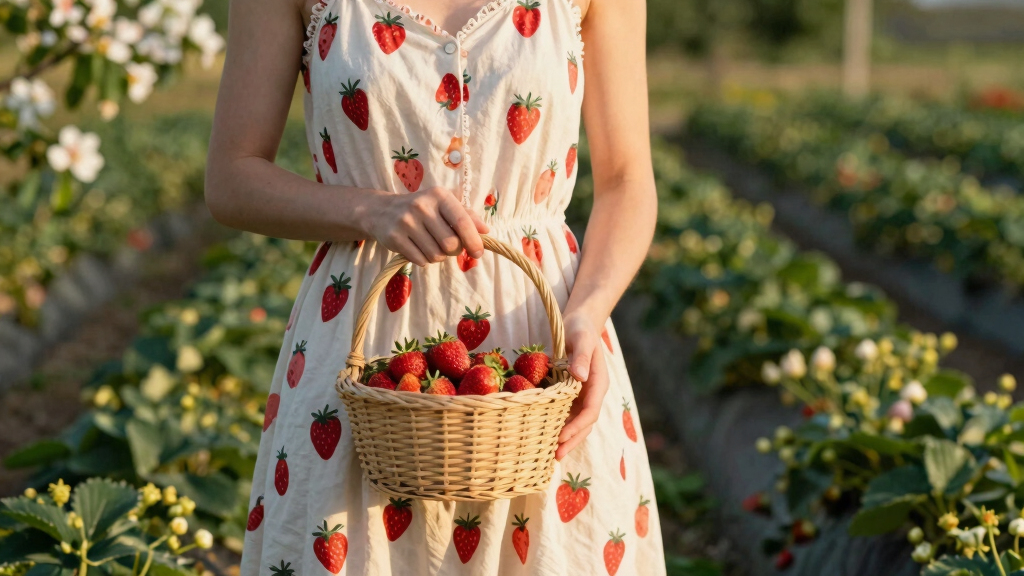 best strawberry print apparel