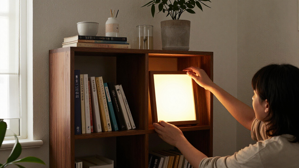 display lighting for bookshelves premium