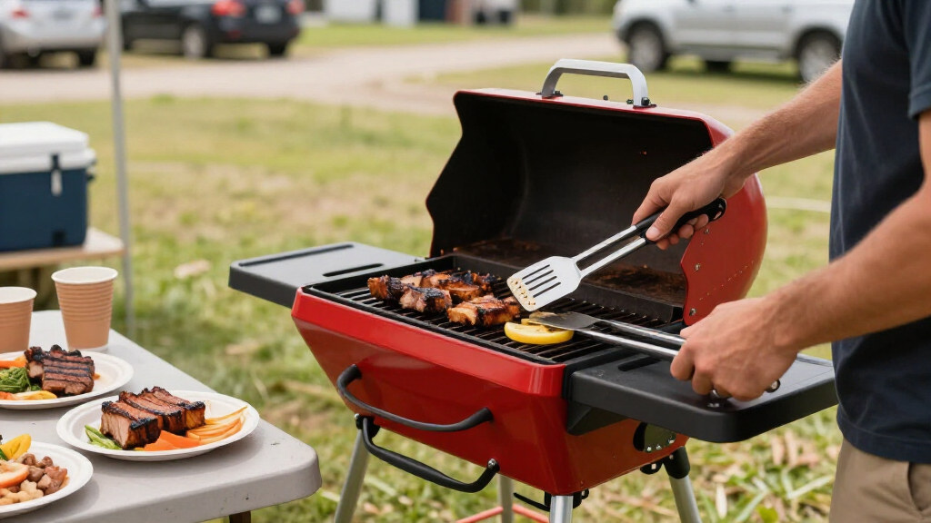 portable pellet grill for tailgating