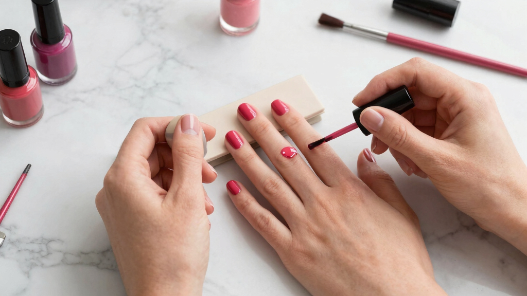 best strawberry blush nail polishes