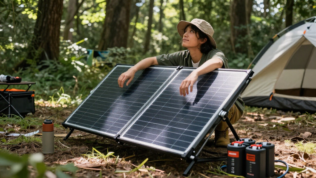 foldable solar panel 400w for camping