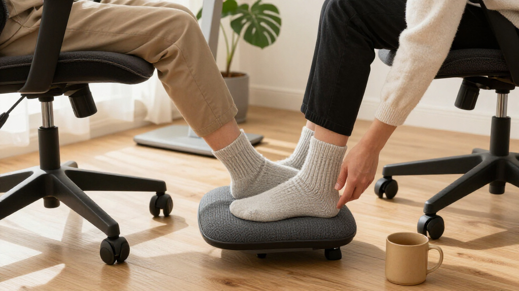 ergonomic footrests for desk chairs