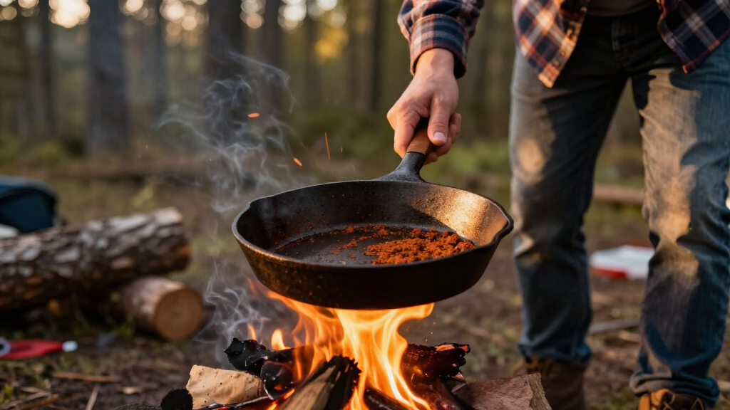 best cast iron camp cooking system