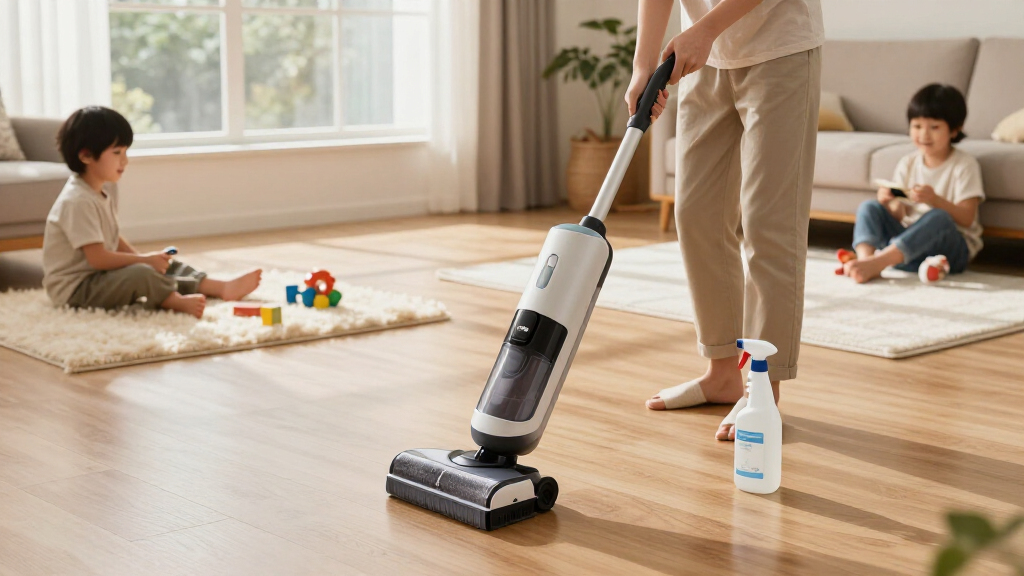 high efficiency floor cleaners for busy families on amazon