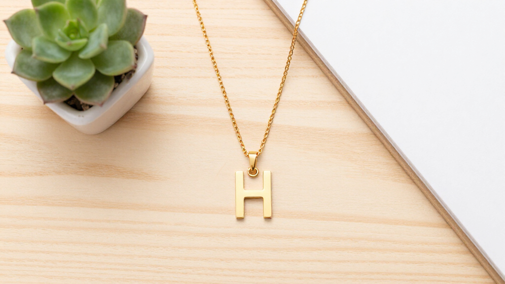 letter pendant necklace