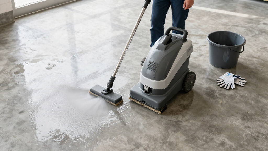 best commercial floor scrubber machine walk behind