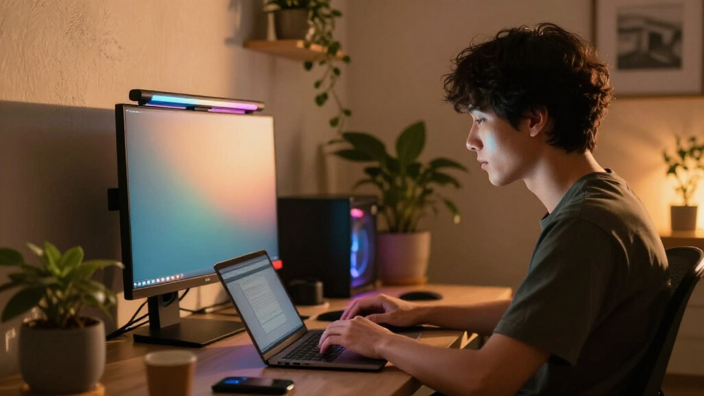rgb monitor light bars