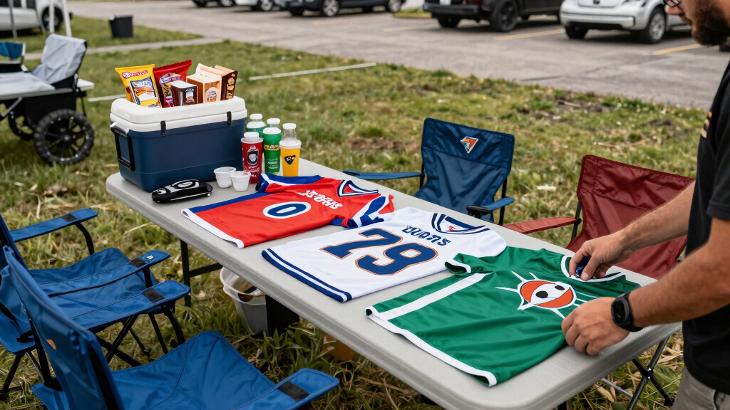 soccer fan tailgate gear
