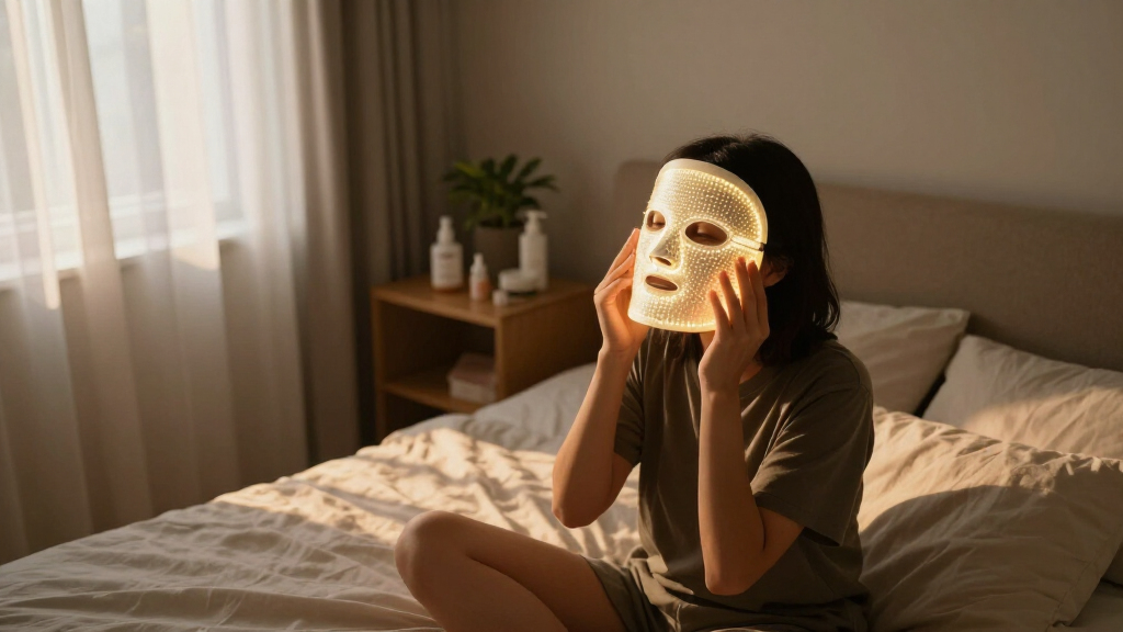 led mask light therapy