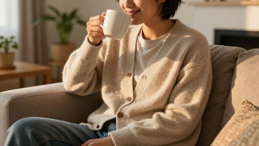 best crew-neck cardigans