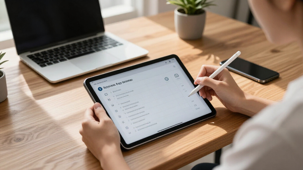 tablet for interview prep note taking