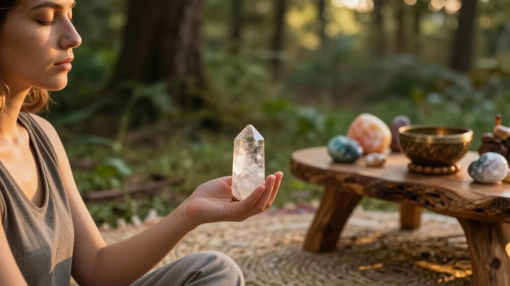 crystal healing meditation tools