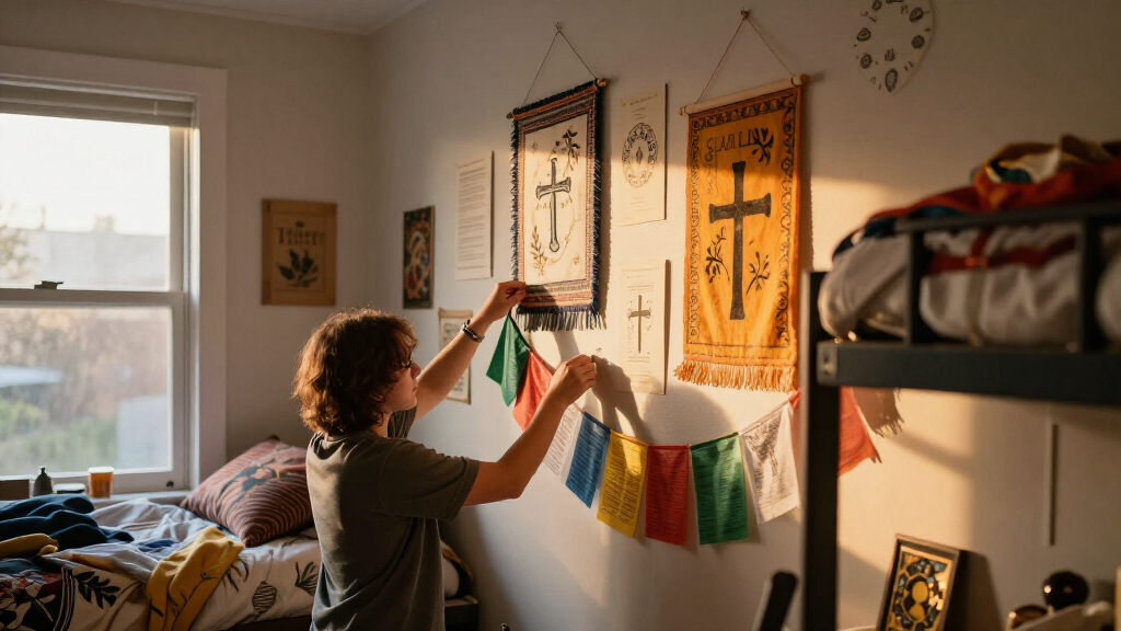 faith-based dorm decor