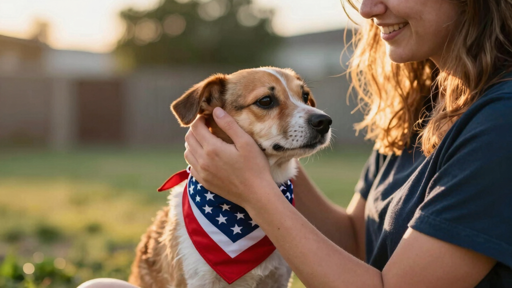 patriotic dog bandanas