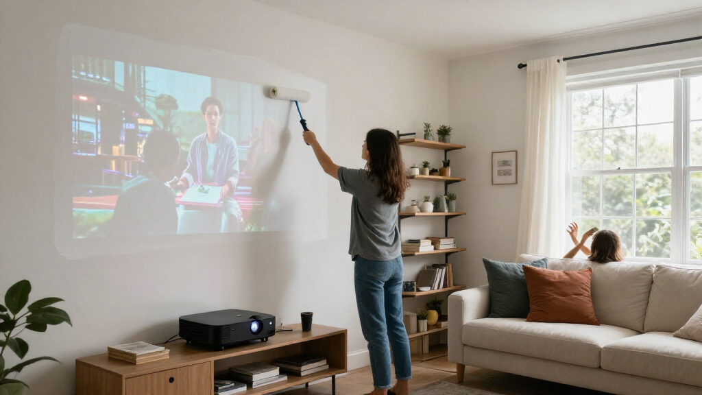 projector screen paint