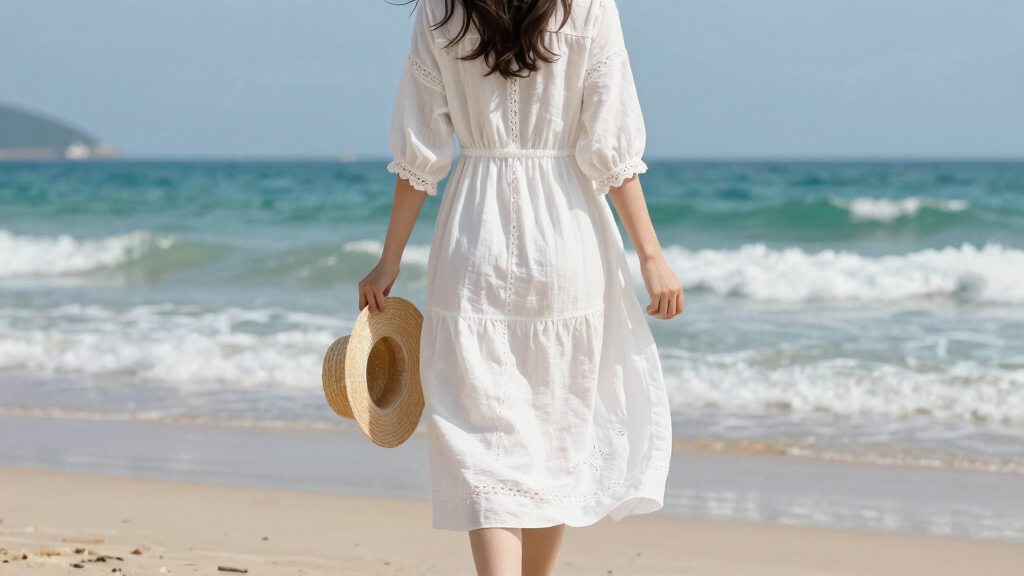 best white vacation dresses