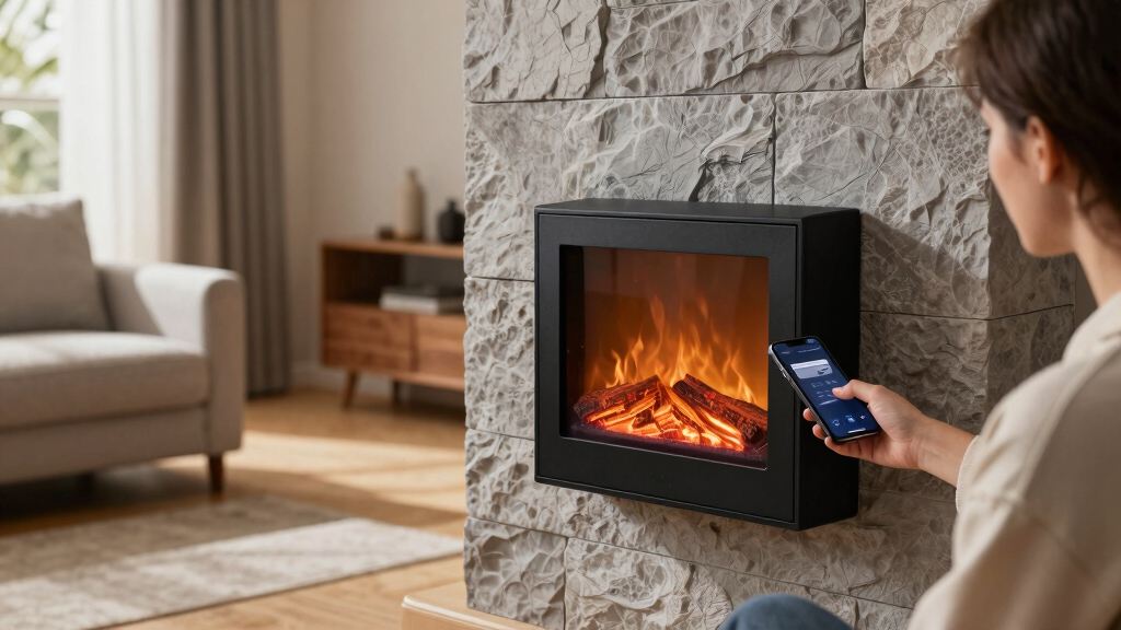 smart electric fireplace