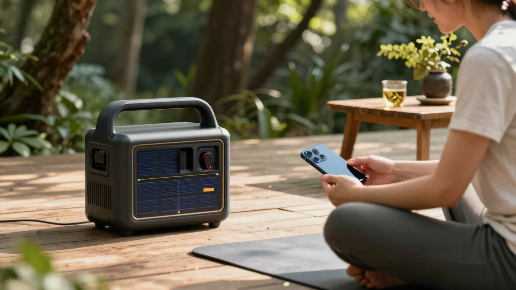 best solar generator for wellness retreat