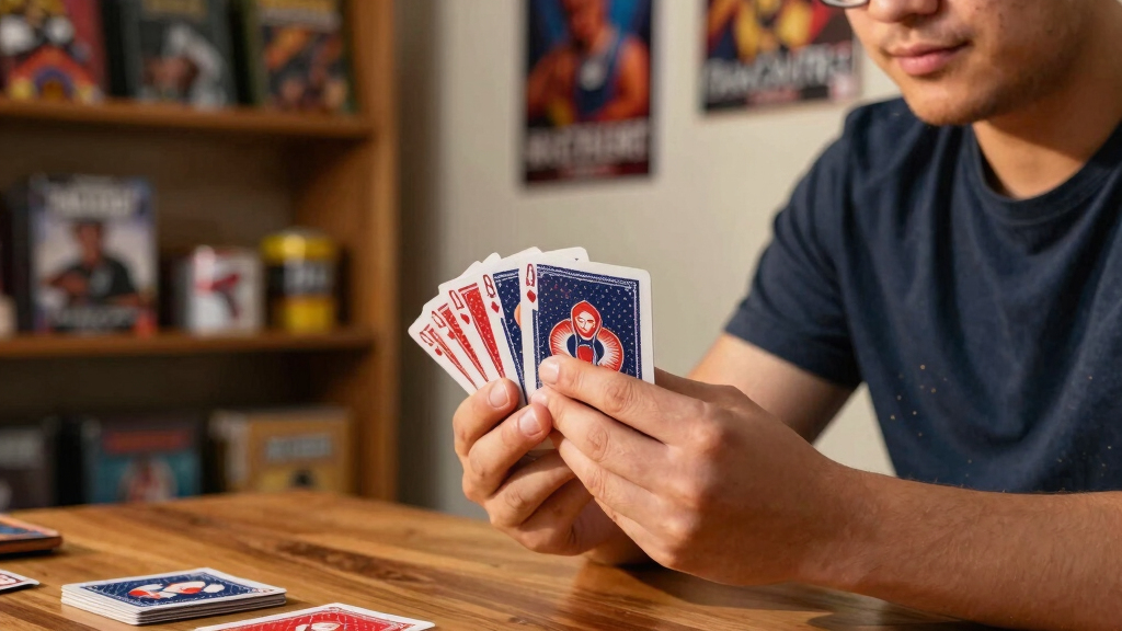 patriotic trading card deck sleeves