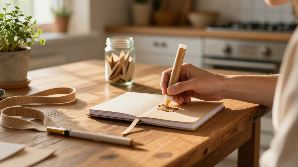 recycled paper notebooks vegan glue