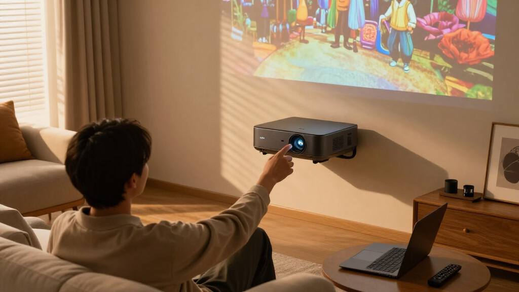 ultra short throw projector for living room