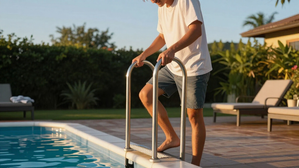 best pool ladder for above ground pool
